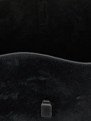 Saint Laurent Black Calfskin Shoulder Bag