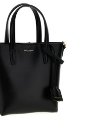 Saint Laurent Black Calfskin Tote Bag