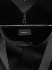 Saint Laurent Black Calfskin Tote Bag