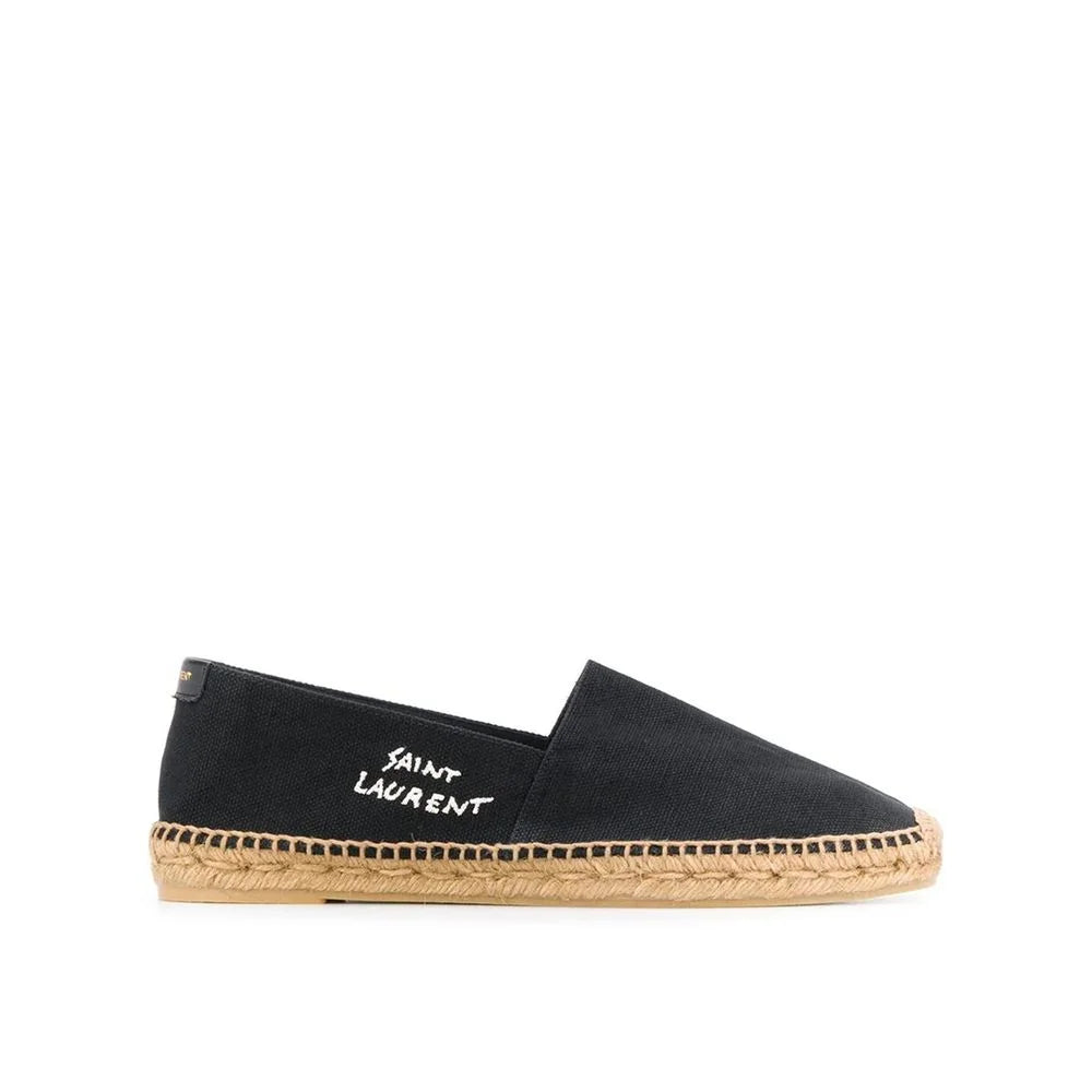 Saint Laurent Black Canvas Espadrilles - EU41/US8