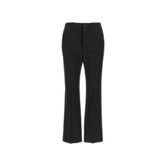 Saint Laurent Black Cotton Casual Pants - 44