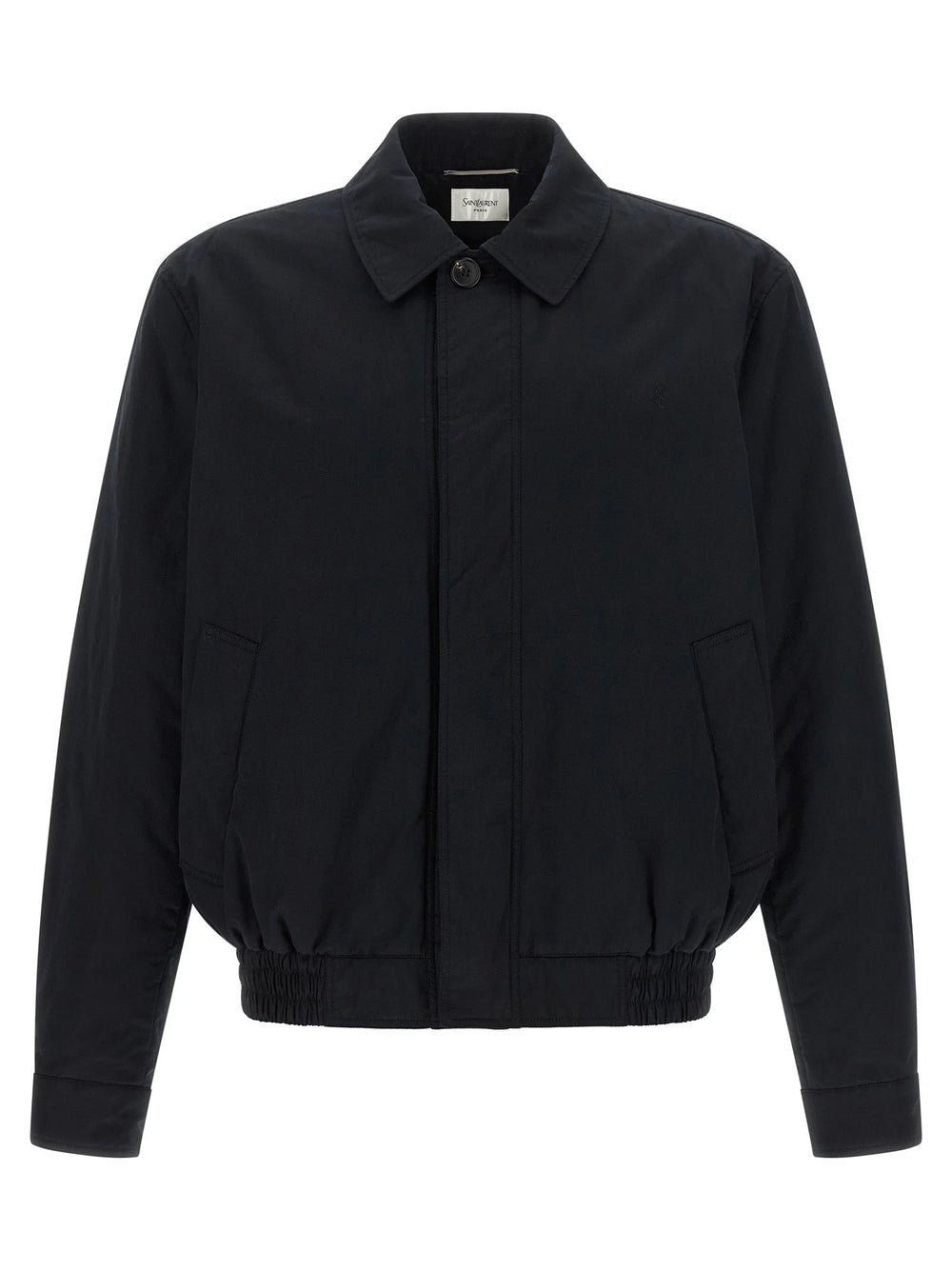 Saint Laurent Black Cotton Shell Jacket