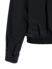 Saint Laurent Black Cotton Shell Jacket