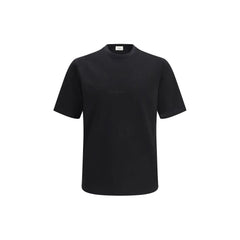 Saint Laurent Black Cotton T-Shirt