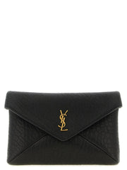 Saint Laurent Black Lamb Leather Crossbody Bag