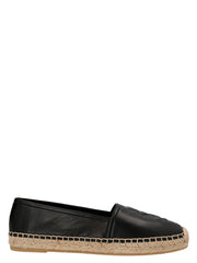 Saint Laurent Black Lamb Leather Espadrilles - EU35.5/US5.5