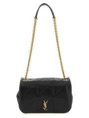 Saint Laurent Black Lamb Leather Shoulder Bag