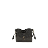 Saint Laurent Black Lamb Ovis Aries Clutch Bag