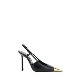 Saint Laurent Black Lamb Ovis Aries Aries High Heel Pumps - EU38/US8