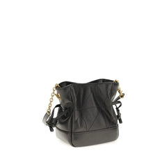 Saint Laurent Black Lamb Ovis Aries Aries Shoulder Bag