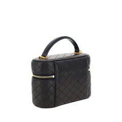 Saint Laurent Black Lamb Ovis Aries Aries Shoulder Bag