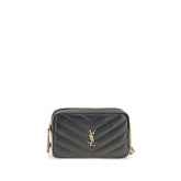 Saint Laurent Black Lamb Ovis Aries Aries Shoulder Bag