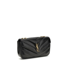 Bolso de Hombro Saint Laurent Negro de Cordero Ovis Aries