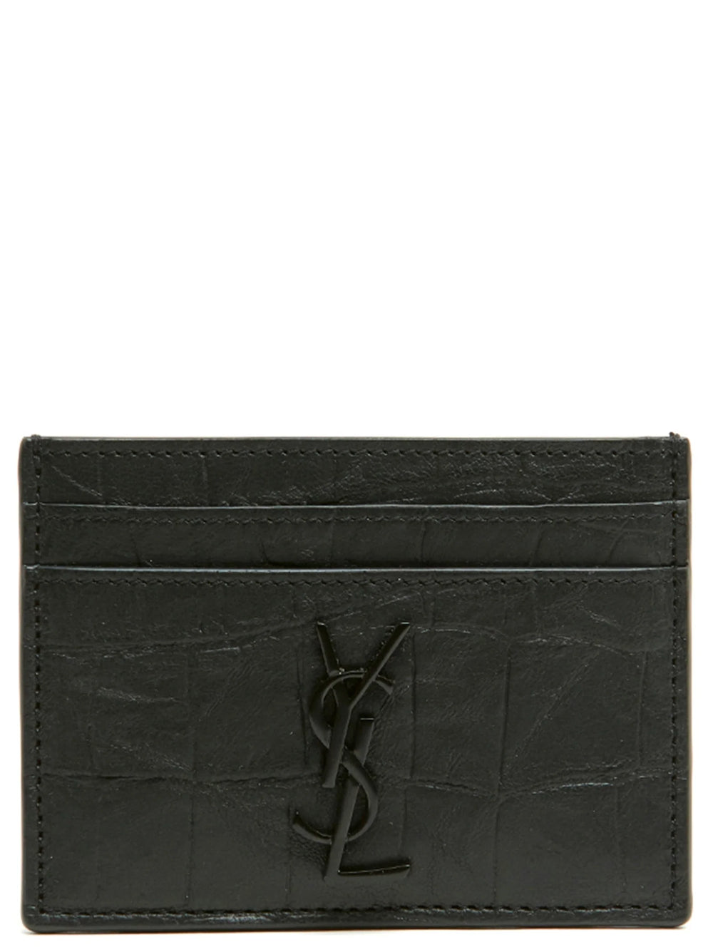 Saint Laurent Black Lambskin Cardholder