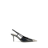 Saint Laurent Black Leather High Heel Pumps - Heels
