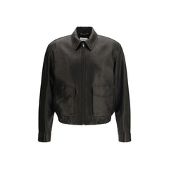 Saint Laurent Black Leather Jacket