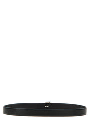 Saint Laurent Black Leather Regular Belt - 90 cm / 36 Inches