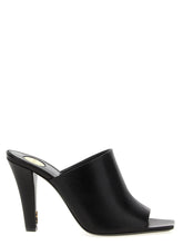 Saint Laurent Black Leather Stiletto Heel Sandals - EU38.5/US8.5