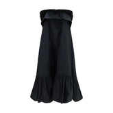 Saint Laurent Fekete Polieszter Alkalmi Ruha - IT38 | S