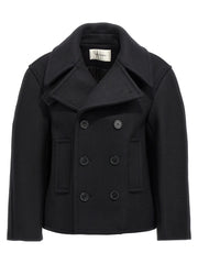 Saint Laurent Black Virgin Wool Coat - 2