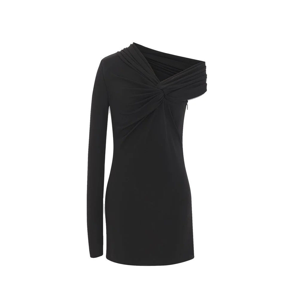 Saint Laurent Black Viscose Casual Dress - 42
