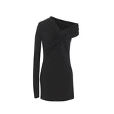 Saint Laurent Black Viscose Casual Dress - 42