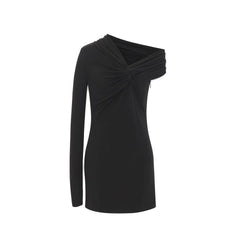 Saint Laurent Black Viscose Casual Dress - 42