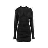 Saint Laurent Black Viscose Casual Dress - L