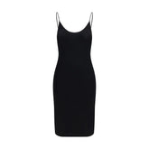 Saint Laurent Black Viscose Cocktail Dress