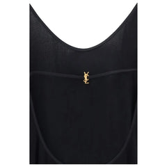 Saint Laurent Black Viscose Cocktail Dress