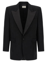 Saint Laurent Black Wool Blazer - IT50 | L