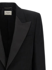 Saint Laurent Black Wool Blazer - IT50 | L