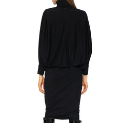 Saint Laurent Black Wool Casual Dress - 42