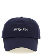Saint Laurent Blue Cotton Cap (Baseball Hat) - 57 cm|S