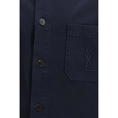 Saint Laurent Blue Cotton Denim Jacket