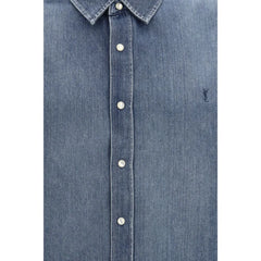 Saint Laurent Blå Jeansskjorta