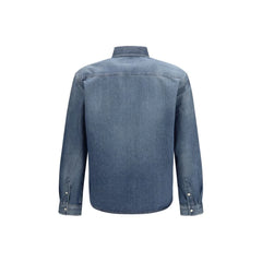 Saint Laurent Blå Jeansskjorta