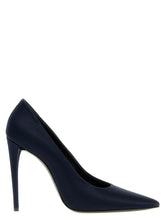 Saint Laurent Blue Polyester High Heel Pumps