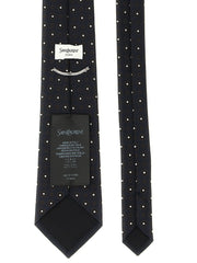Saint Laurent Blue Silk Tie