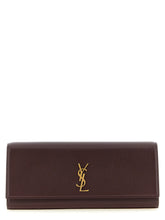 Saint Laurent Bordeaux Calfskin Clutch Bag