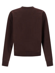 Saint Laurent Bordeaux Cotton Sweatshirt