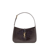 Sac bandoulière en crocodile bordeaux Saint Laurent