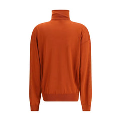 Saint Laurent Bordeaux Wool Turtleneck - M