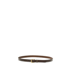 Saint Laurent Brown Calf Leather Bos Taurus Regular Belt