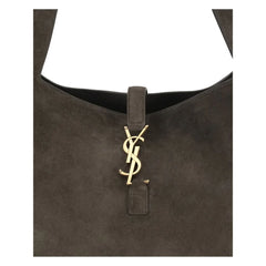 Saint Laurent Brown Calf Leather Bos Taurus Shoulder Bag