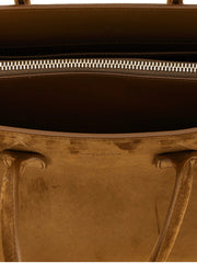 Saint Laurent Brown Calfskin Handbag
