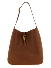 Saint Laurent Brown Calfskin Shoulder Bag