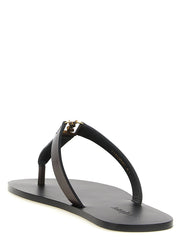 Saint Laurent Brown Calfskin Slides - EU 41 | US 8