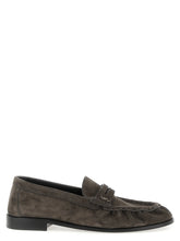 Saint Laurent Braune Wildleder Slipper Loafer