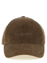 Saint Laurent Brown Cotton Cap (Baseball Hat) - 57 cm|S